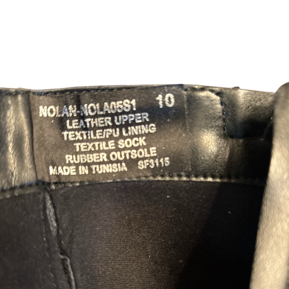 Steve Madden women’s Nolan boots black silver buckle moto Size 10 runs small NIB - Picture 7 of 8